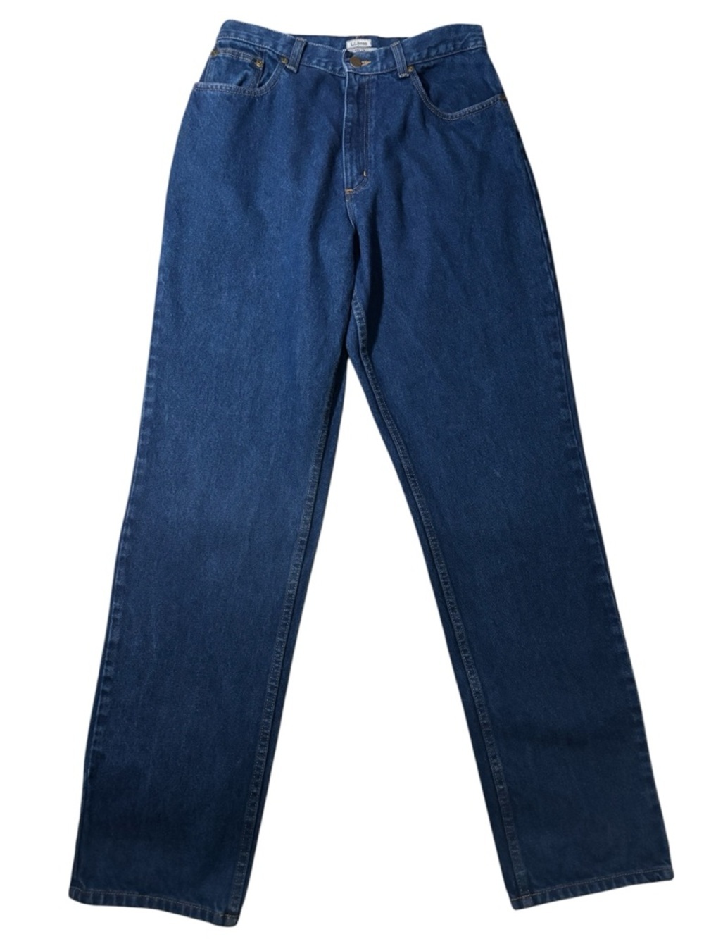 L.L. Bean Original Fit Relaxed Denim Jeans Women’s 12 Tall 100% Cotton Casual